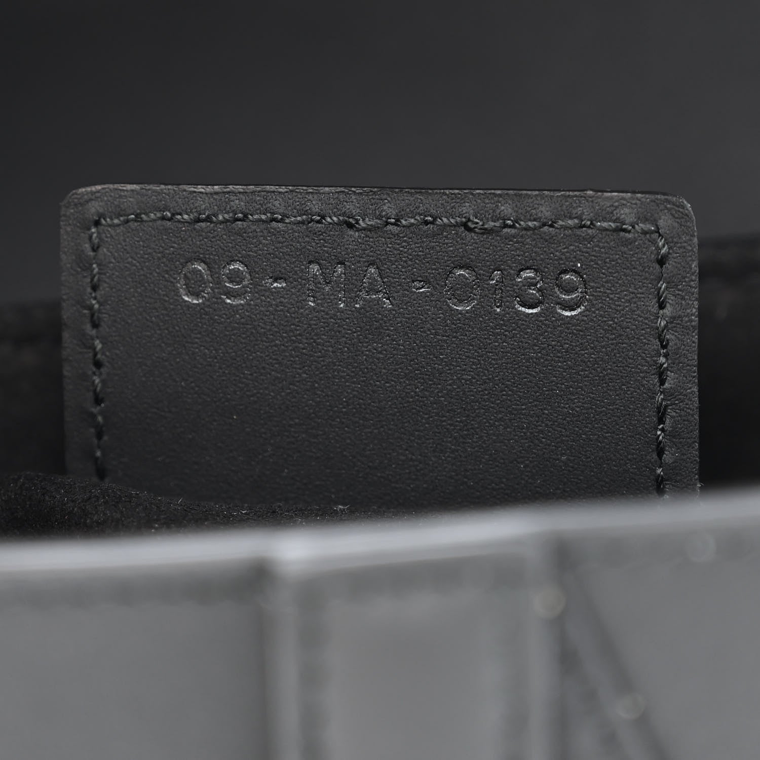 Christian Dior Ultra Matte Calfskin Saddle Bag Black 7 of 10