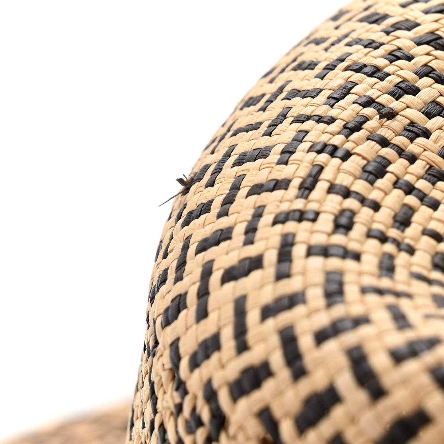Chapeau Femme Etna Panama Hat 59 Naturel Black