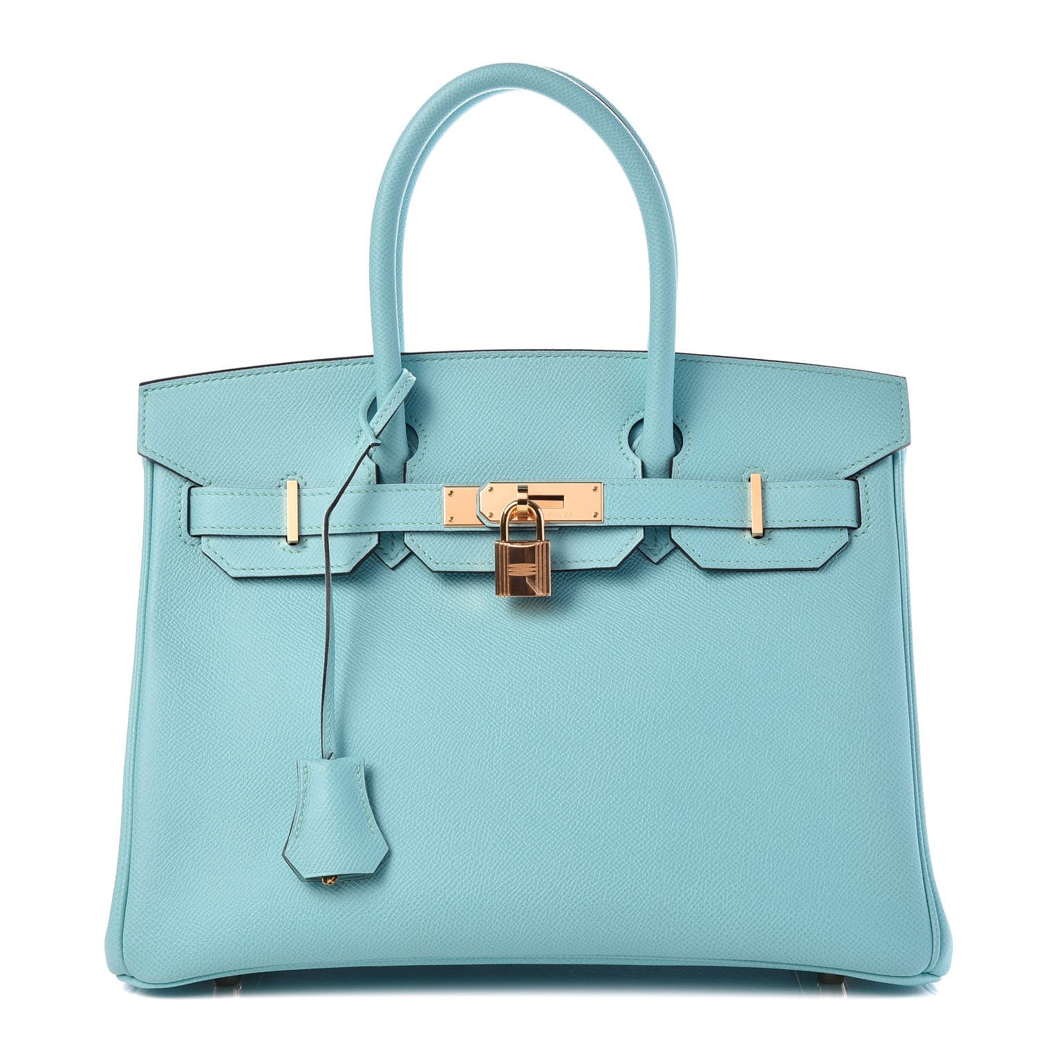 Hermes Epsom Birkin 30 Bleu Atoll 1 of 35