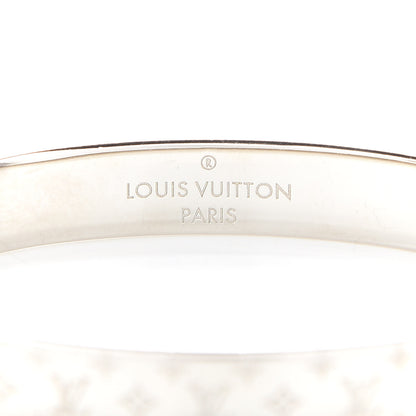 Louis Vuitton Palladium Monogram Nanogram Cuff S 4 of 5