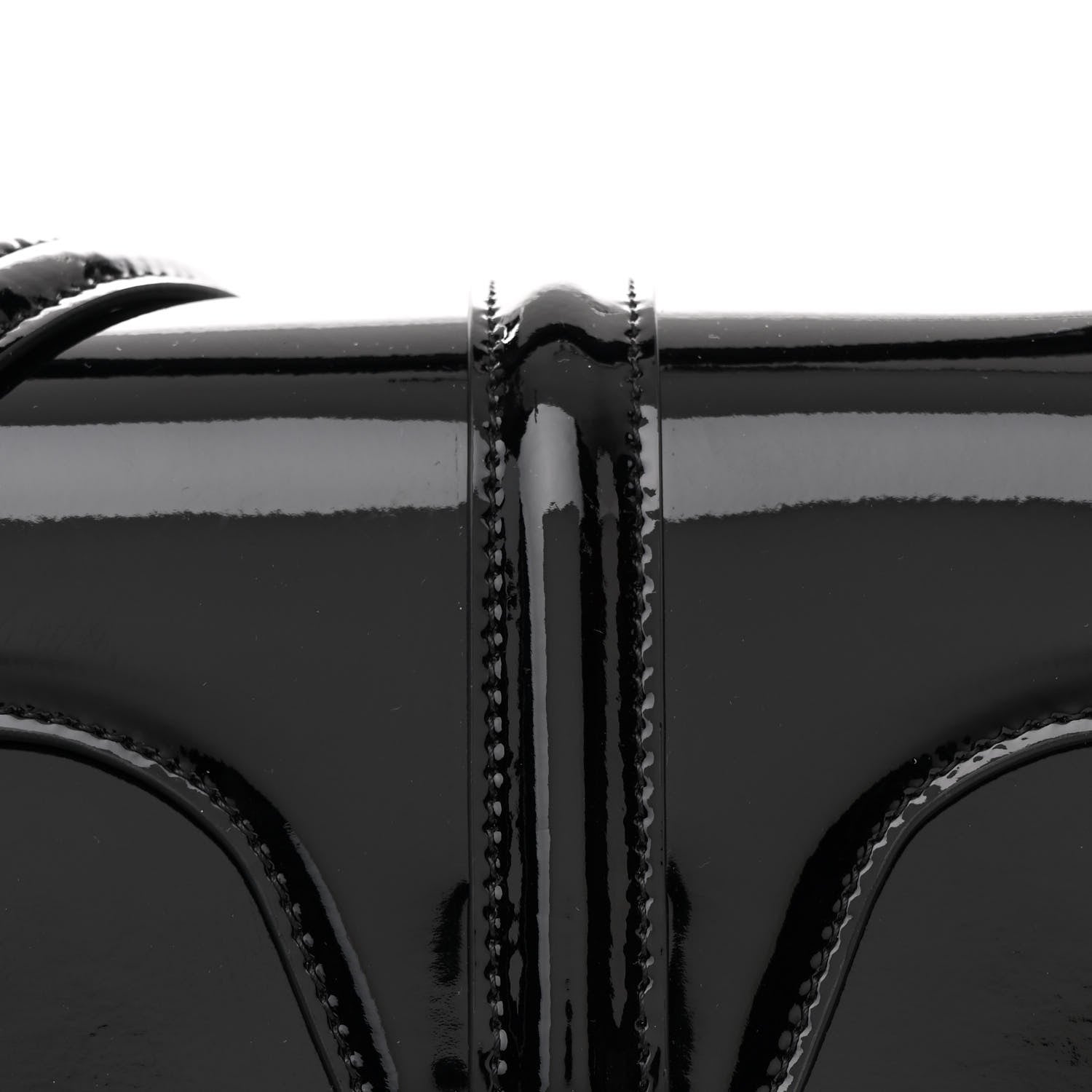 Celine Patent Calfskin Small 16 Top Handle Bag Black 9 of 12