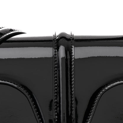 Celine Patent Calfskin Small 16 Top Handle Bag Black 9 of 12