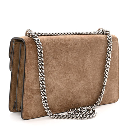 Gucci Suede Small Dionysus Shoulder Bag Taupe 4 of 11