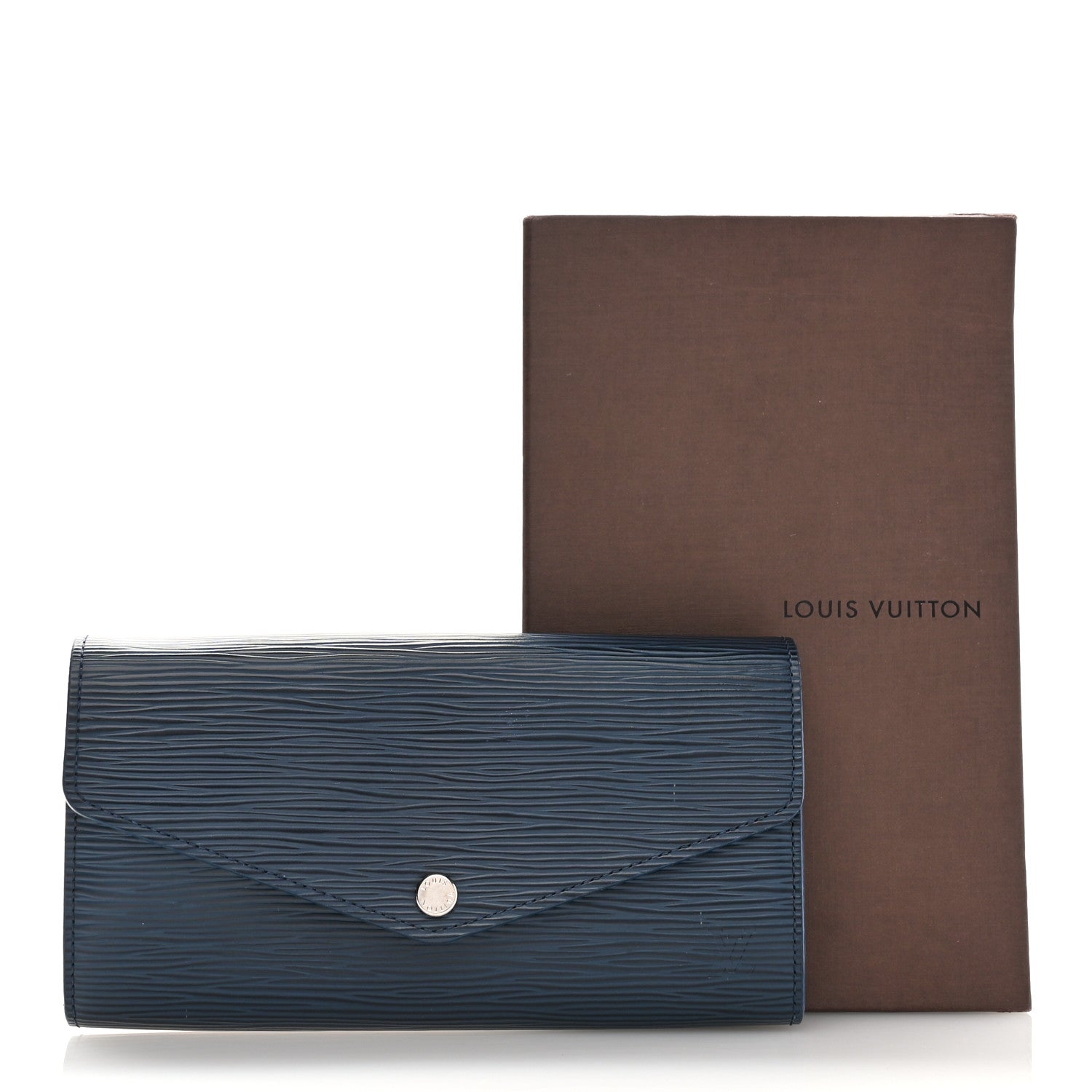 Louis Vuitton Epi Sarah Wallet NM Blue Celeste 8 of 8