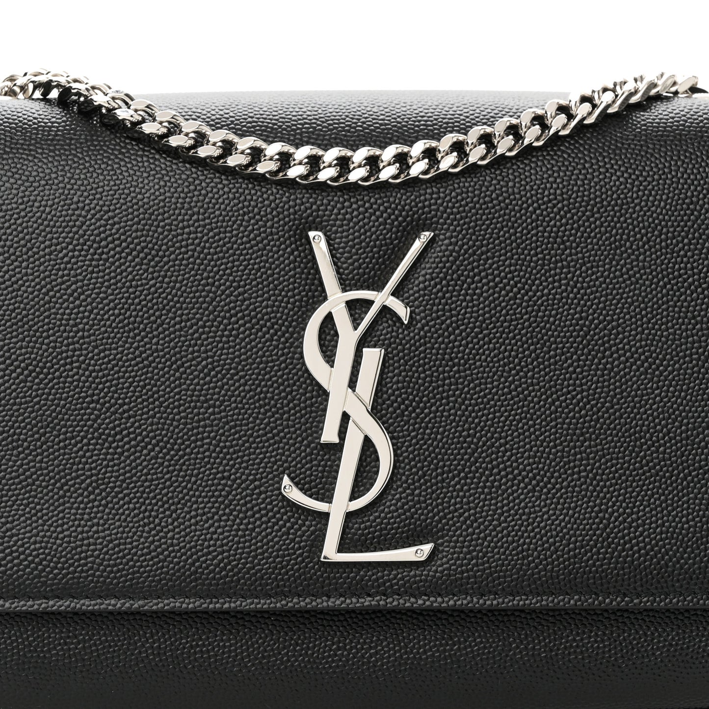 Grain De Poudre Small Monogram Kate Satchel Black
