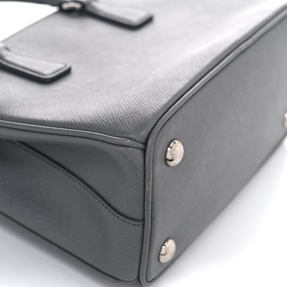 Prada Saffiano Lux Micro Galleria Shoulder Bag Ardesia 13 of 13