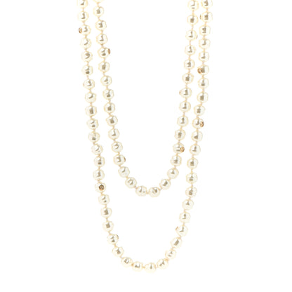 Gucci Pearl GG Sylvie Long Necklace 1 of 7
