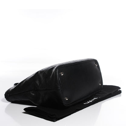 Chanel Grained Calfskin Shopping Fever Large Tote Black 4 of 7