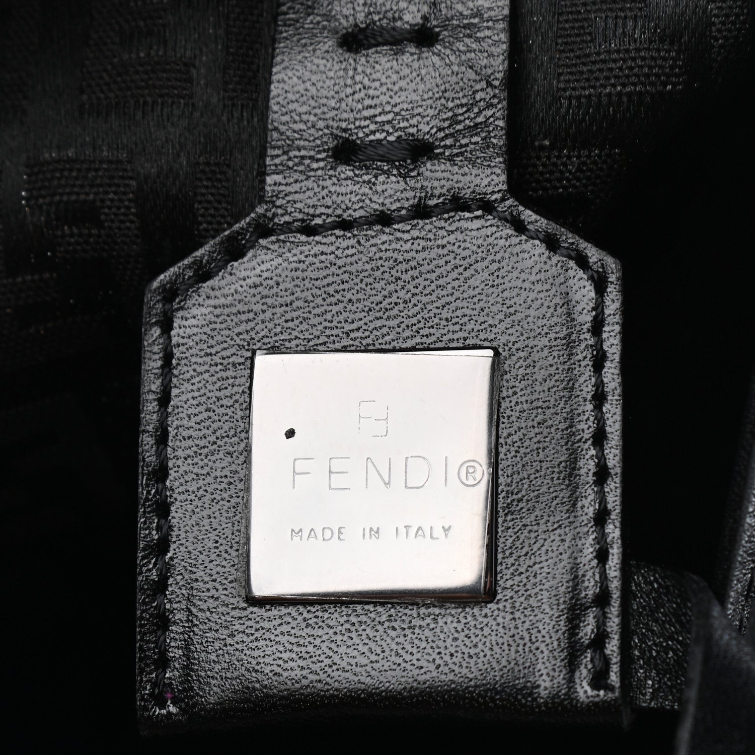 Fendi Zucchino Shopping Tote Black 6 of 8