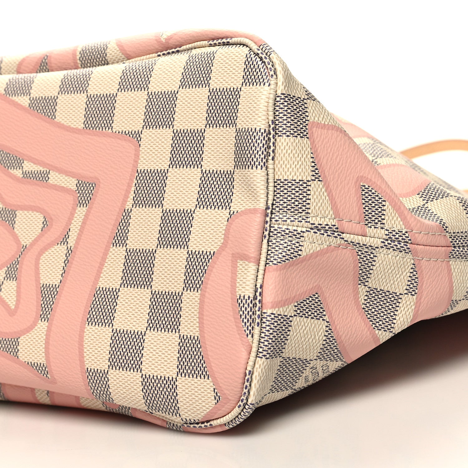 Louis Vuitton Damier Azur Tahitienne Neverfull MM 12 of 13