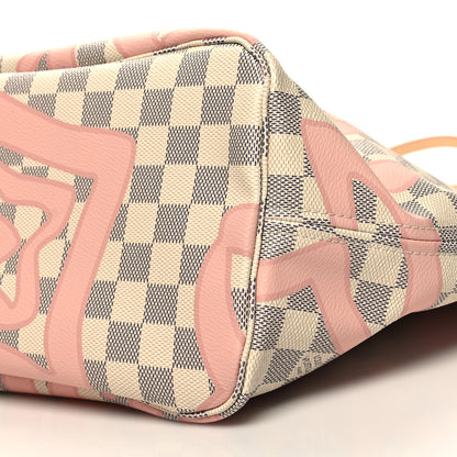 Louis Vuitton Damier Azur Tahitienne Neverfull MM 12 of 13