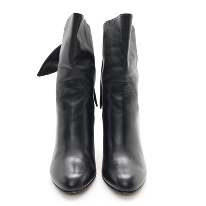 Jimmy Choo Smooth Calfskin Marlene 85 Boots 40 Black 3 of 9