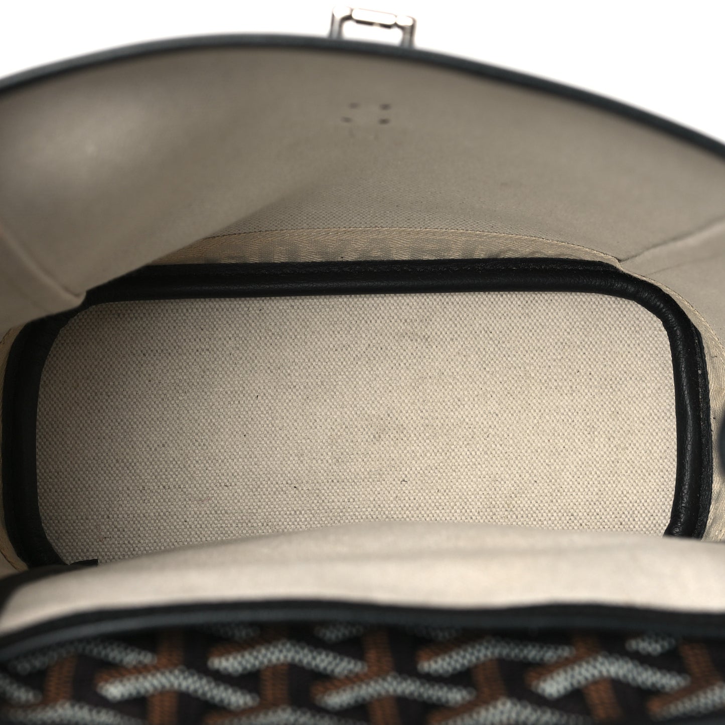 Goyardine Calfskin Mini Alpin Backpack Black