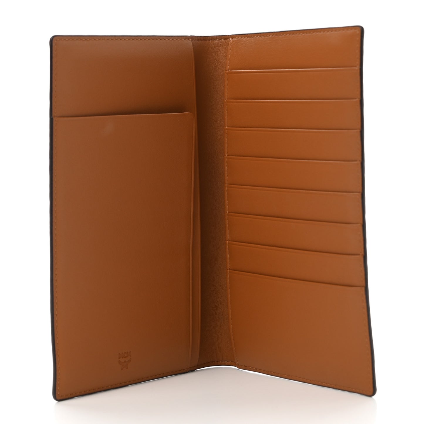Visetos Bi-Fold Long Wallet Cognac