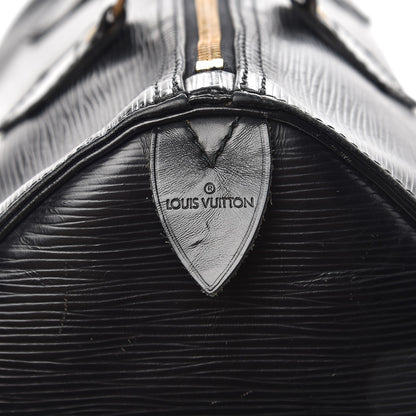 Louis Vuitton Epi Speedy 30 Black 7 of 15