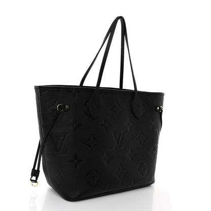 Louis Vuitton Empreinte Monogram Giant Neverfull MM Black 3 of 9