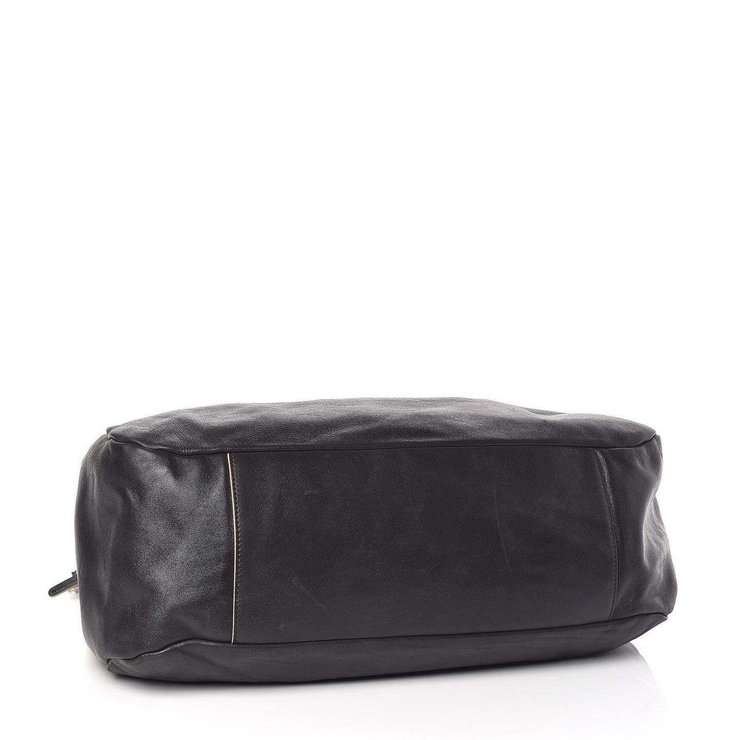 Lambskin Large Edgy Hobo Black