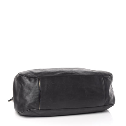 Chanel Lambskin Large Edgy Hobo Black 4 of 11
