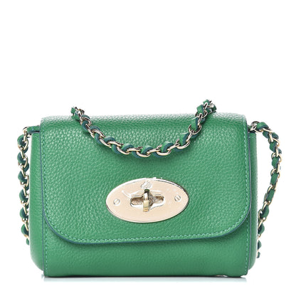 Mulberry Small Classic Grain Calfskin Mini Lily Jungle Green 1 of 11
