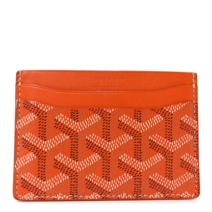 Goyard Goyardine Saint Sulpice Card Holder Orange 1 of 7