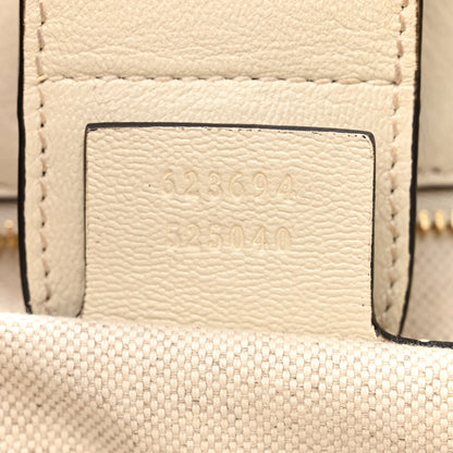 Gucci Monogram New Sakai Calfskin Lux Horsebit 1955 Tote Beige Ebony Mystic White 7 of 11