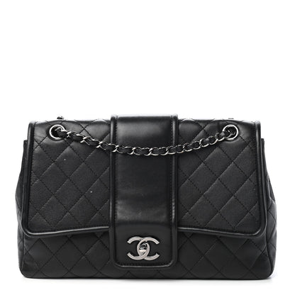 Chanel Lambskin Quilted Elementary Chic Flap Black 1 of 9