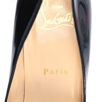 Christian Louboutin Patent Pigalle Plato 100 Pumps 37.5 Black 8 of 9
