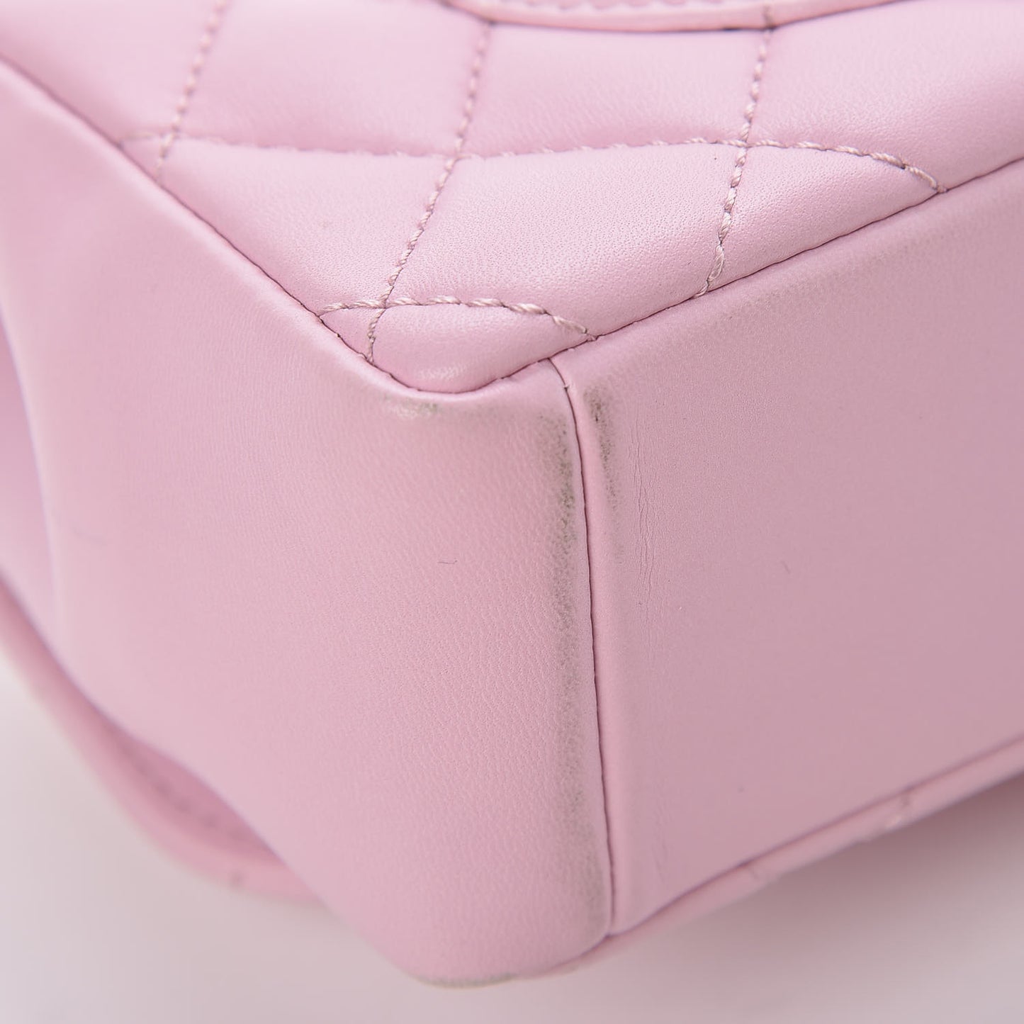 Lambskin Quilted Mini Mademoiselle Chic Flap Pink