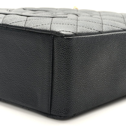 Chanel Caviar Quilted Petit Shopping Tote PST Black 9 of 10
