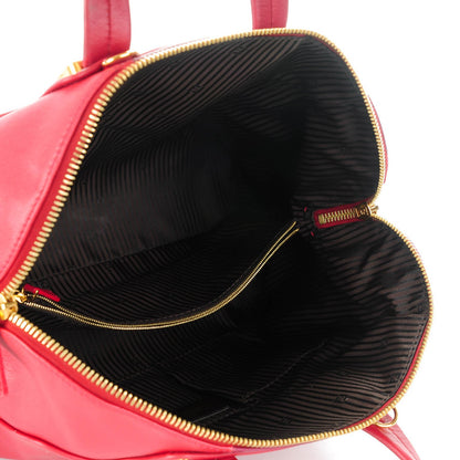 Fendi Vitello Capra Alabama Colorblock Large Chameleon Tote Ciliegia Bordeaux Ruby 5 of 9