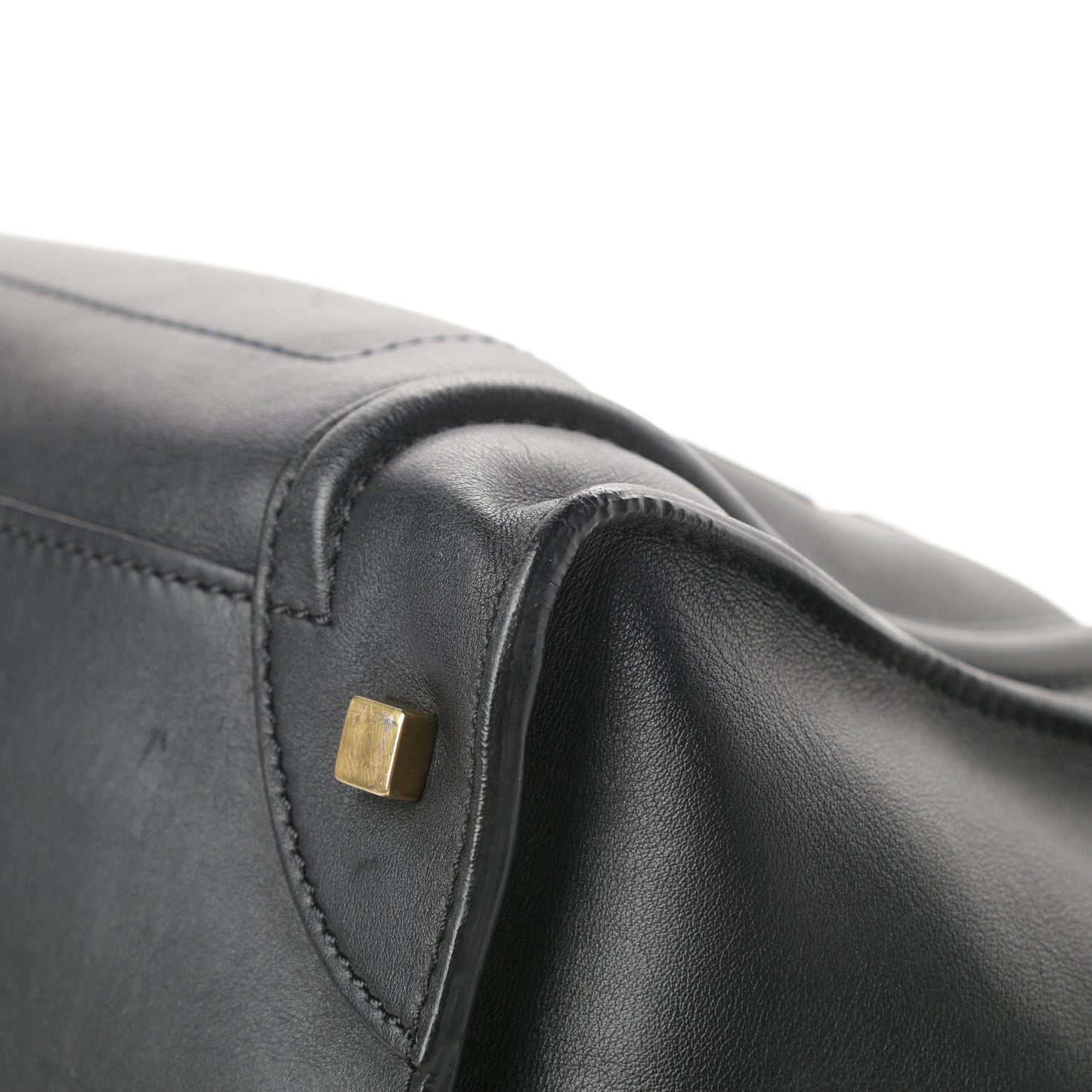 Smooth Calfskin Mini Luggage Black