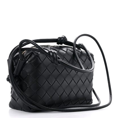 Bottega Veneta Nappa Intrecciato Mini Loop Camera Bag Black 4 of 11