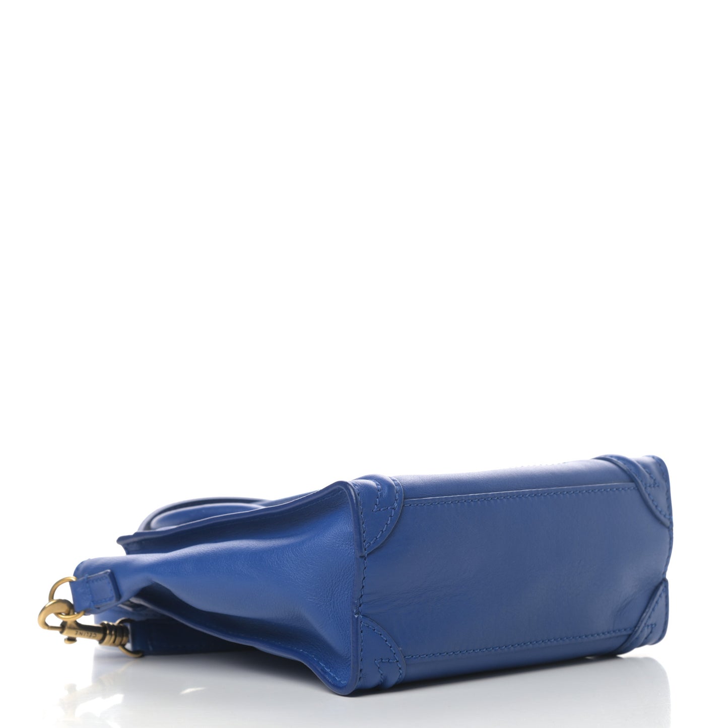 Smooth Calfskin Nano Luggage Royal Blue
