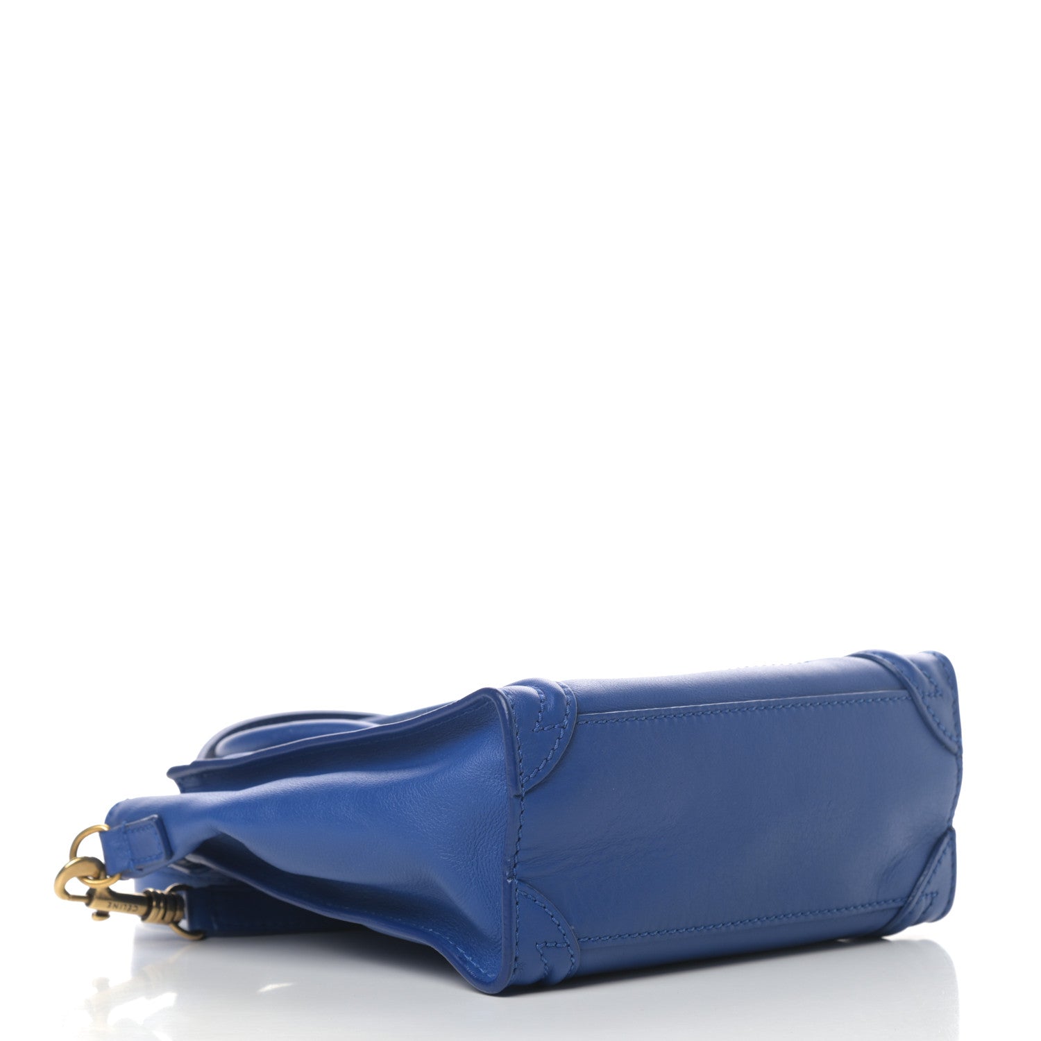 Celine Smooth Calfskin Nano Luggage Royal Blue 4 of 14