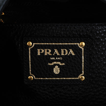 Prada Vitello Daino Hobo Nero Black 6 of 8