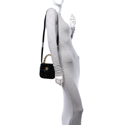 Versace Patent Mini La Medusa Bag Black 2 of 11