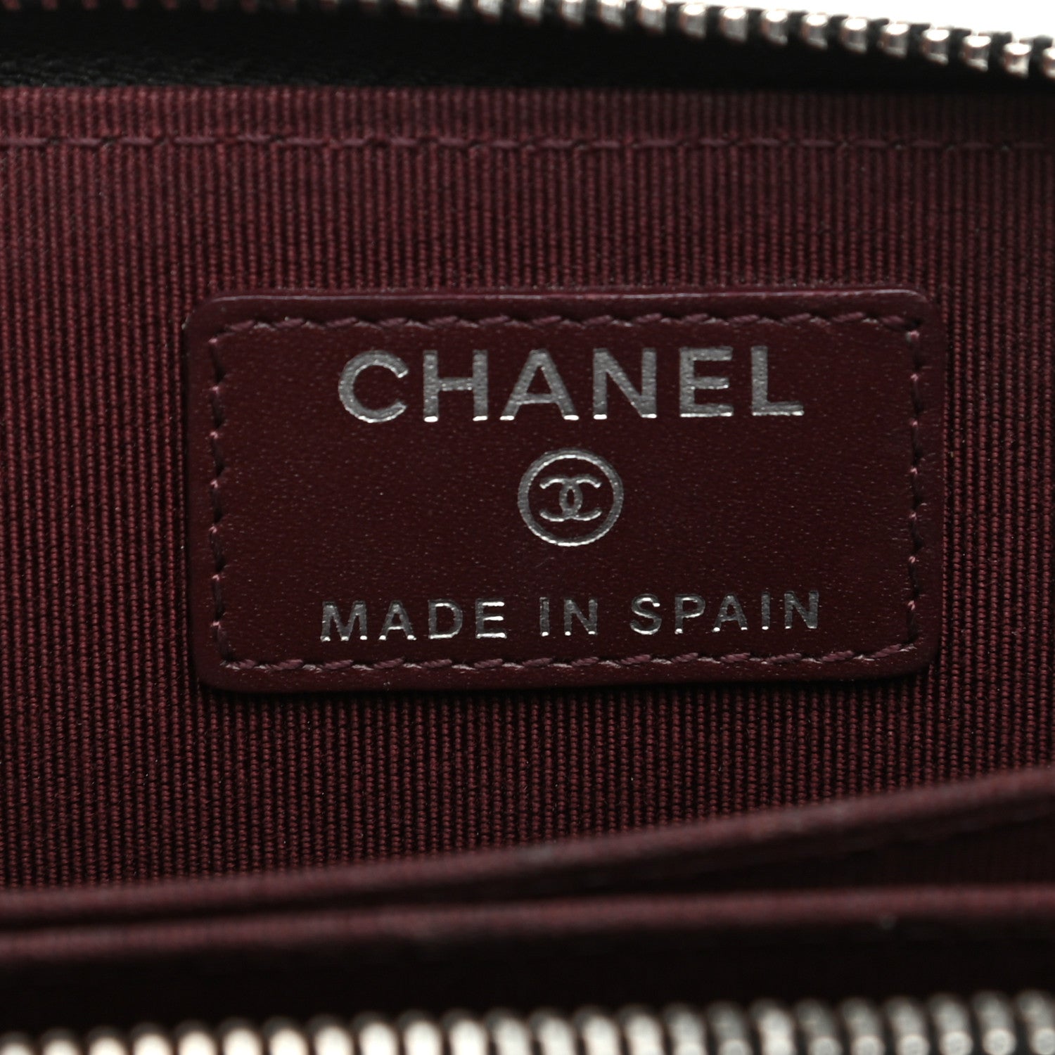 Chanel Caviar Quilted Zip Coin Purse Black 5 of 7
