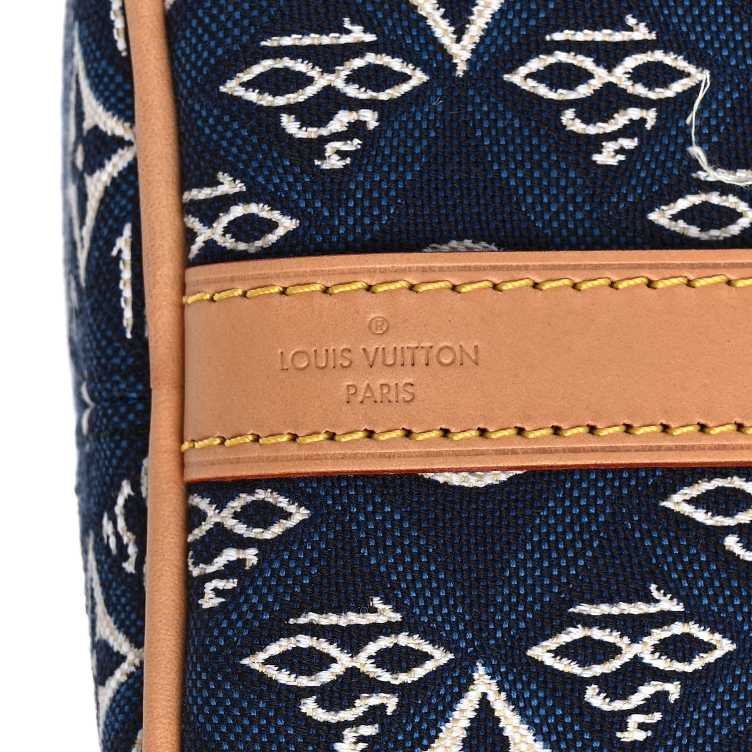 Louis Vuitton Jacquard Since 1854 Speedy Bandouliere 25 Blue 9 of 11