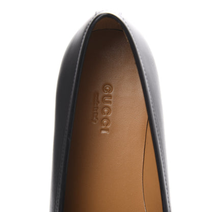 Gucci Calfskin Womens Jordaan Loafers 37 Black 6 of 9