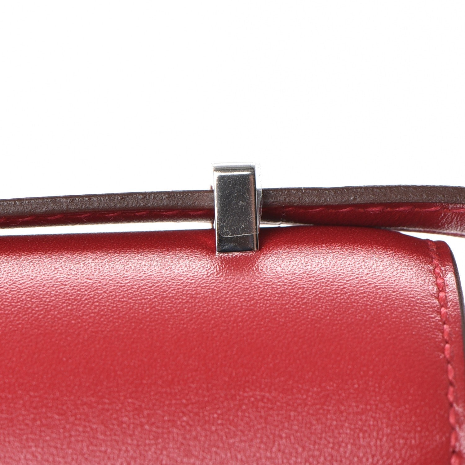 Hermes Tadelakt Constance 18 Rouge Vif 18 of 19