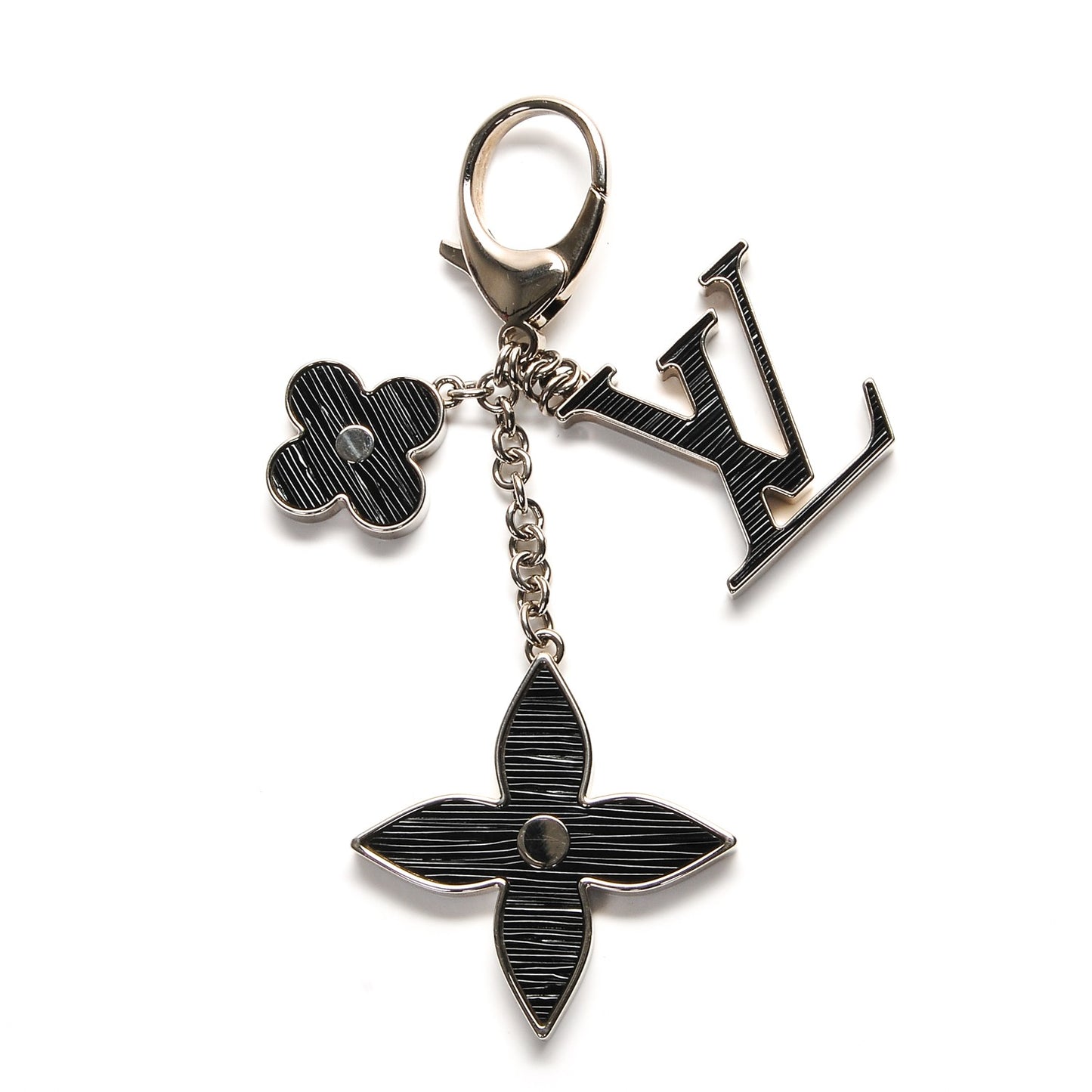 Fleur d'Epi Bag Charm Black