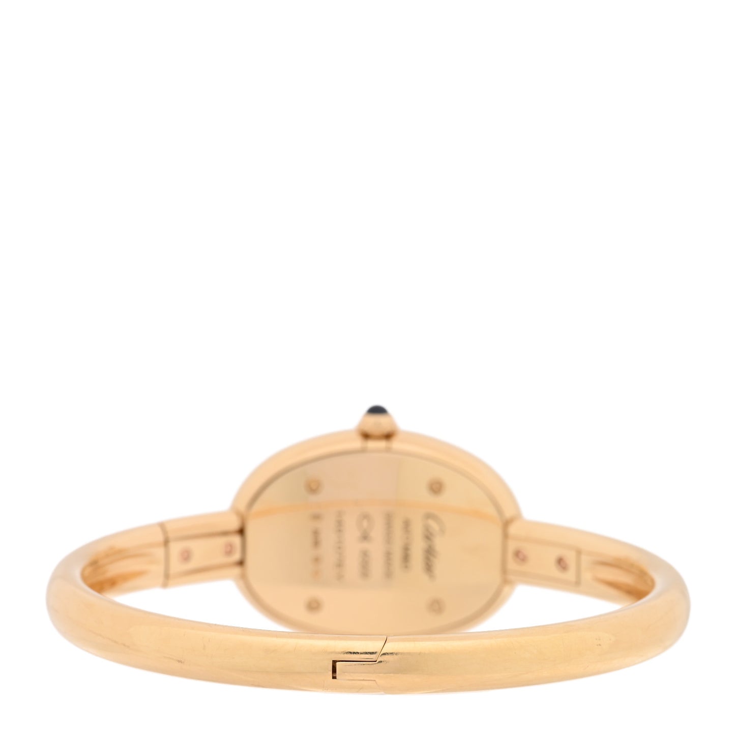 18K Yellow Gold 23mm Baignoire Quartz Watch