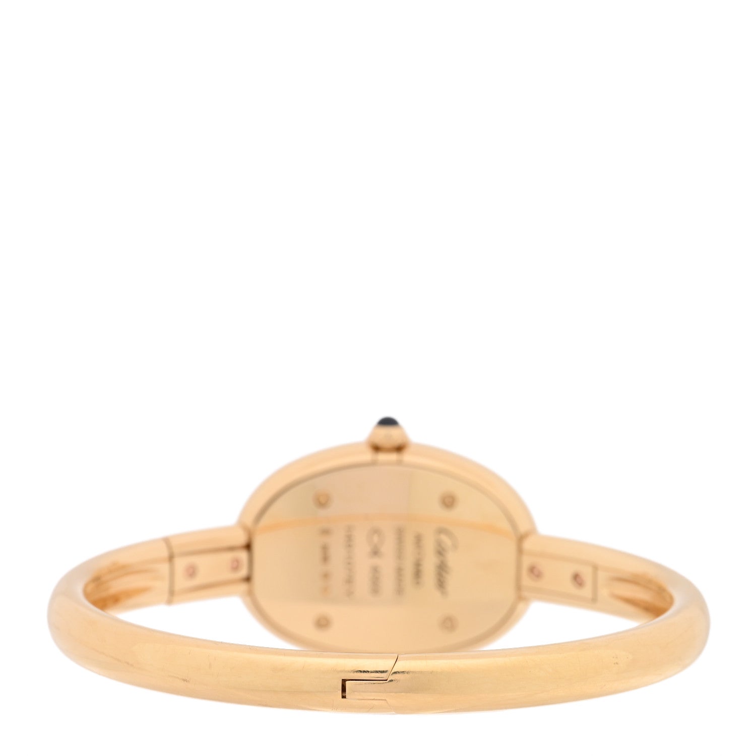 Cartier 18K Yellow Gold 23mm Baignoire Quartz Watch 3 of 4
