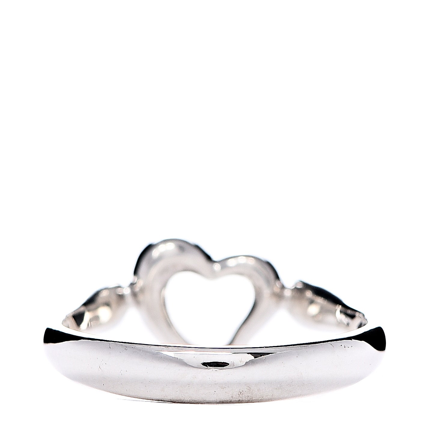 Sterling Silver Elsa Peretti Open Heart Ring 53 6.25