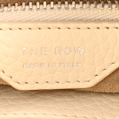 The Row Grained Calfskin Medium Portfolio Tote Ivory 6 of 12