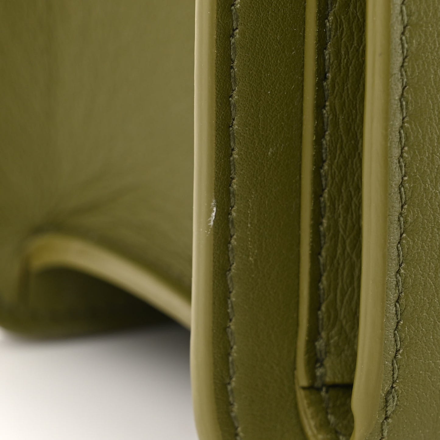 Calfskin Dia Day Bag Moss