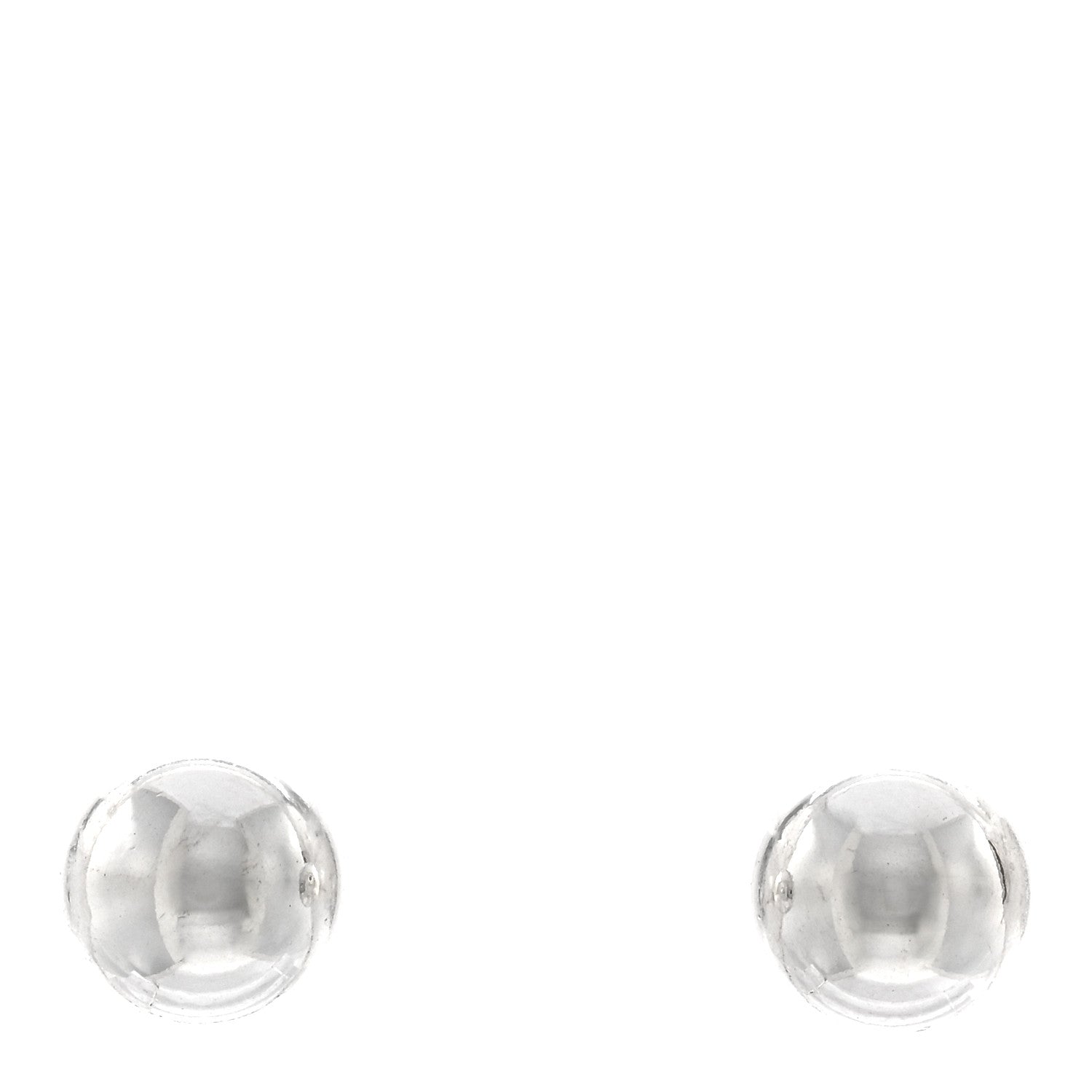 Tiffany Sterling Silver 10mm Hardwear Ball Earrings 1 of 3