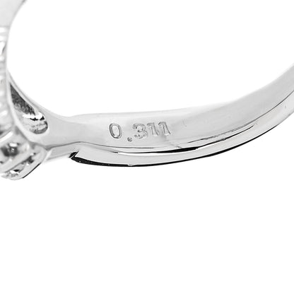 Parker & West by FASHIONPHILE Platinum Diamond .31ctw Crossover Band Ring 52 6 10 of 10