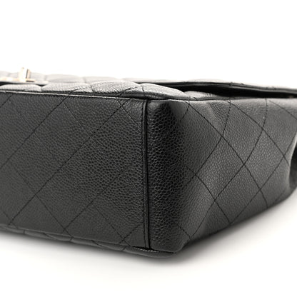 Chanel Caviar Quilted Maxi Single Flap Black 10 of 11