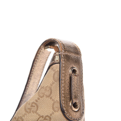 Gucci Monogram Large Princy Hobo Metallic Bronze 11 of 12